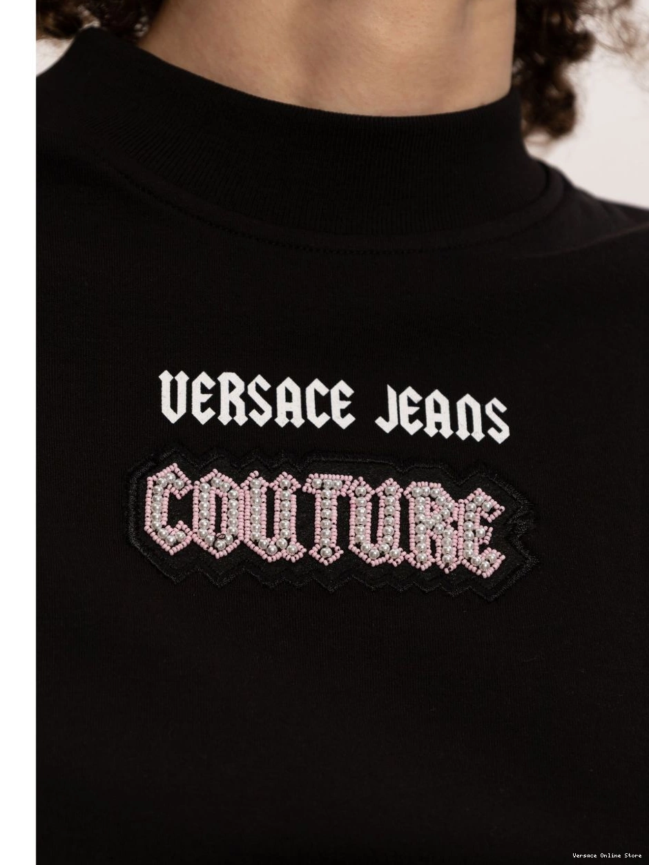Cheap Women top Couture sleeveless Jeans Versace 0404